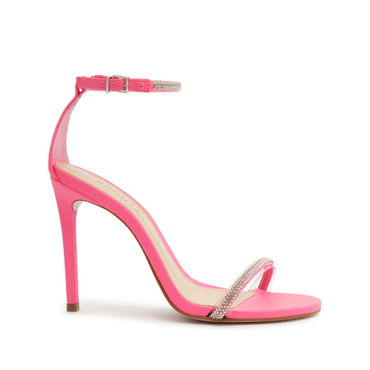 Fabienne Stretch Leather & Vinyl Sandal OLD 5 Pink Stretch Leather & Vinyl - Schutz Shoes