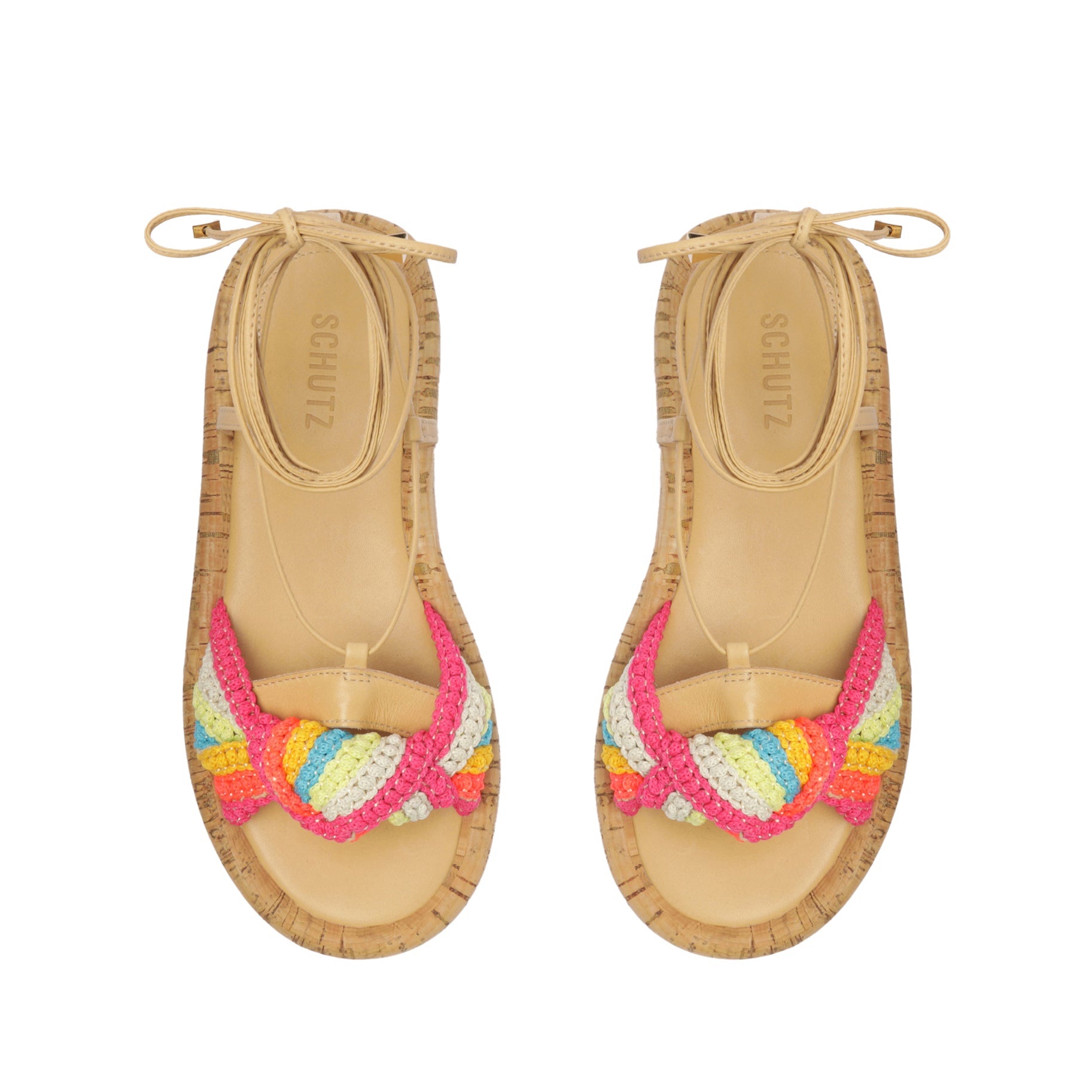 Collie Atanado Leather Sandal Flats Spring 23    - Schutz Shoes