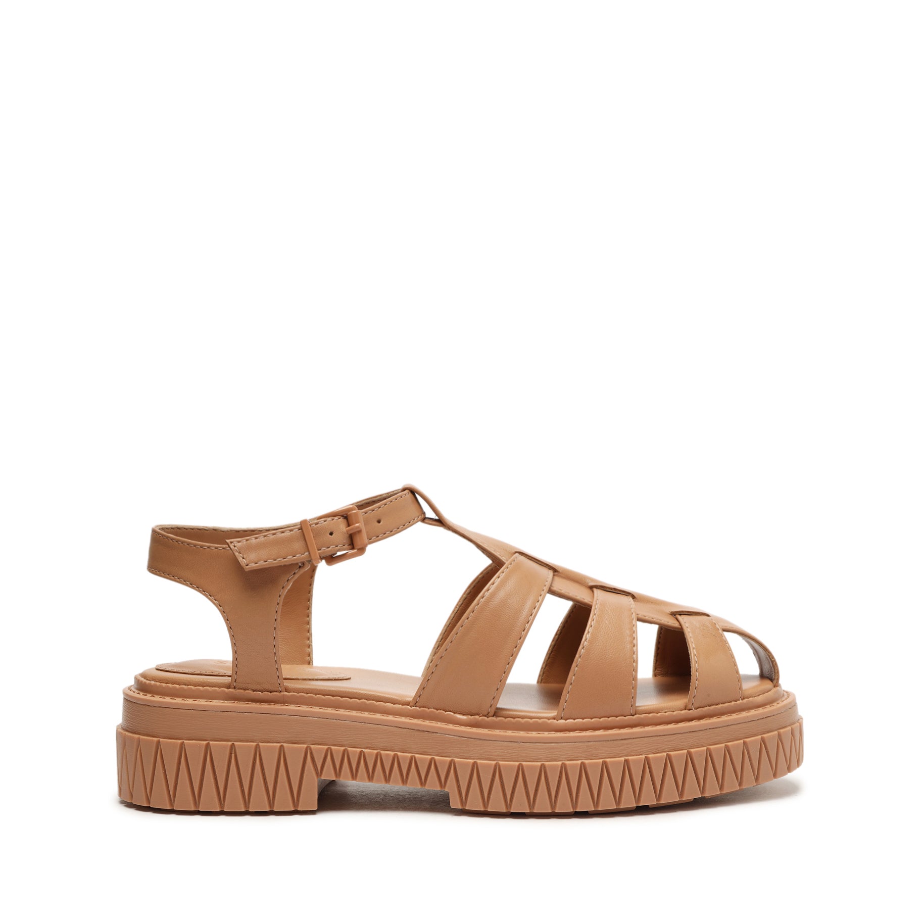 Beatrix Nappa Leather Sandal Sandals Sale 5 New Peach Nappa Leather - Schutz Shoes