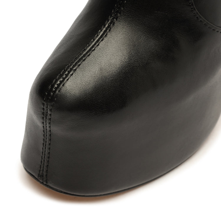 Aberdeen Boot Black Faux Leather