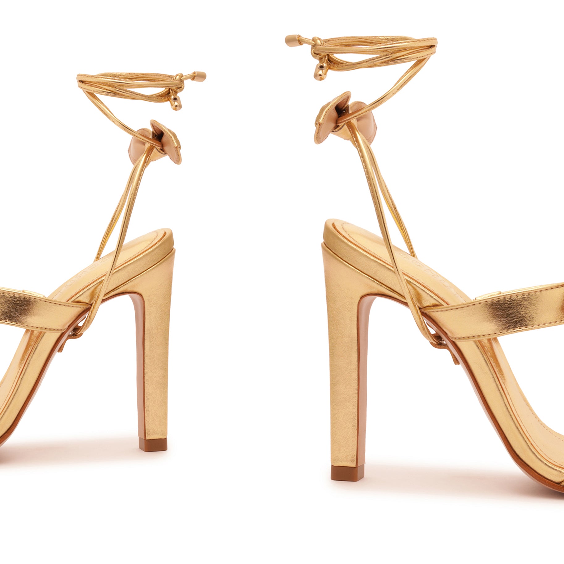 Alia High Metallic Leather Sandal Sandals Pre Fall 23    - Schutz Shoes