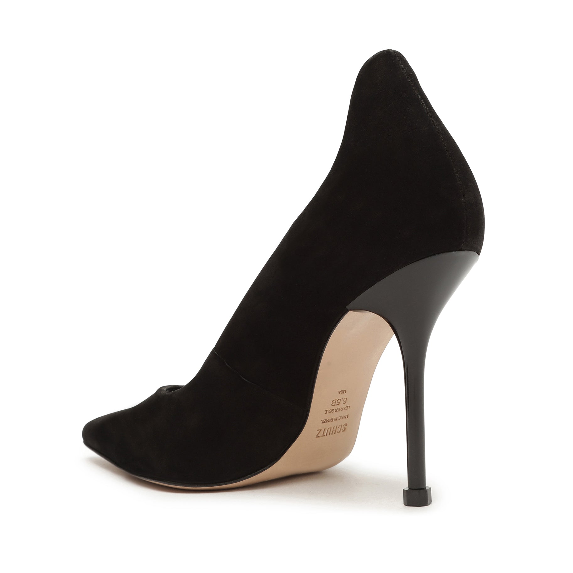 Amal Nubuck Pump Pumps Open Stock    - Schutz Shoes