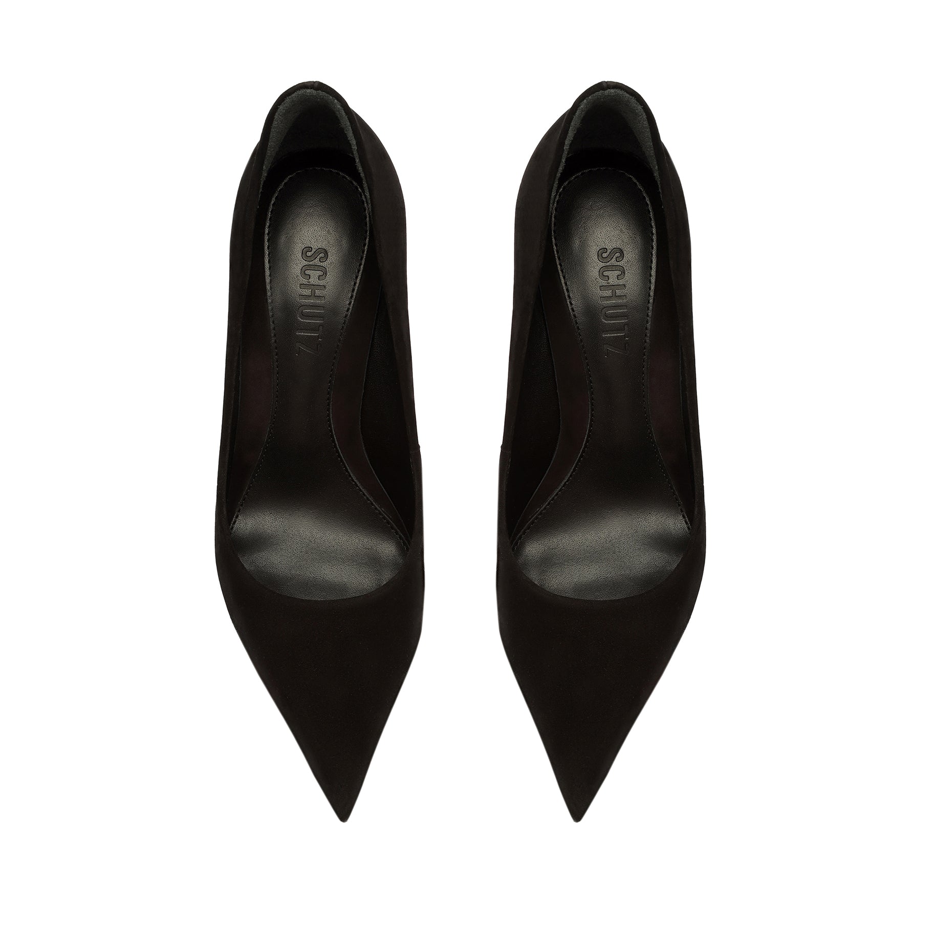 Amal Nubuck Pump Pumps Open Stock    - Schutz Shoes