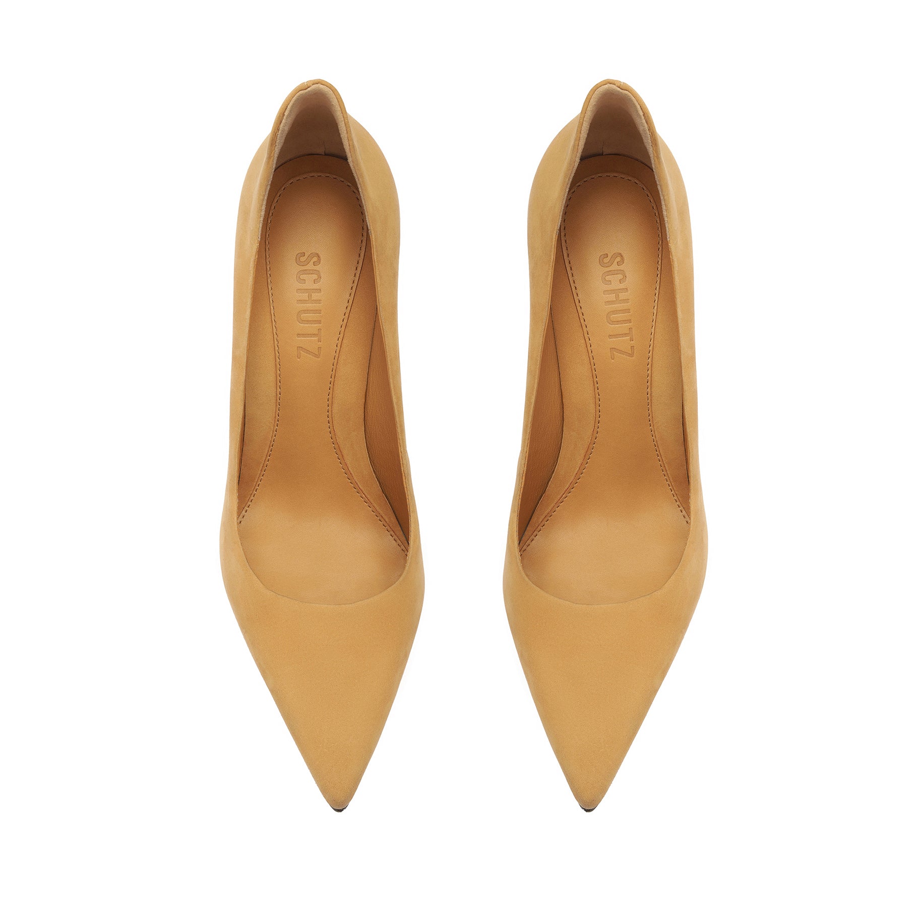 Amal Nubuck Pump Pumps Open Stock    - Schutz Shoes