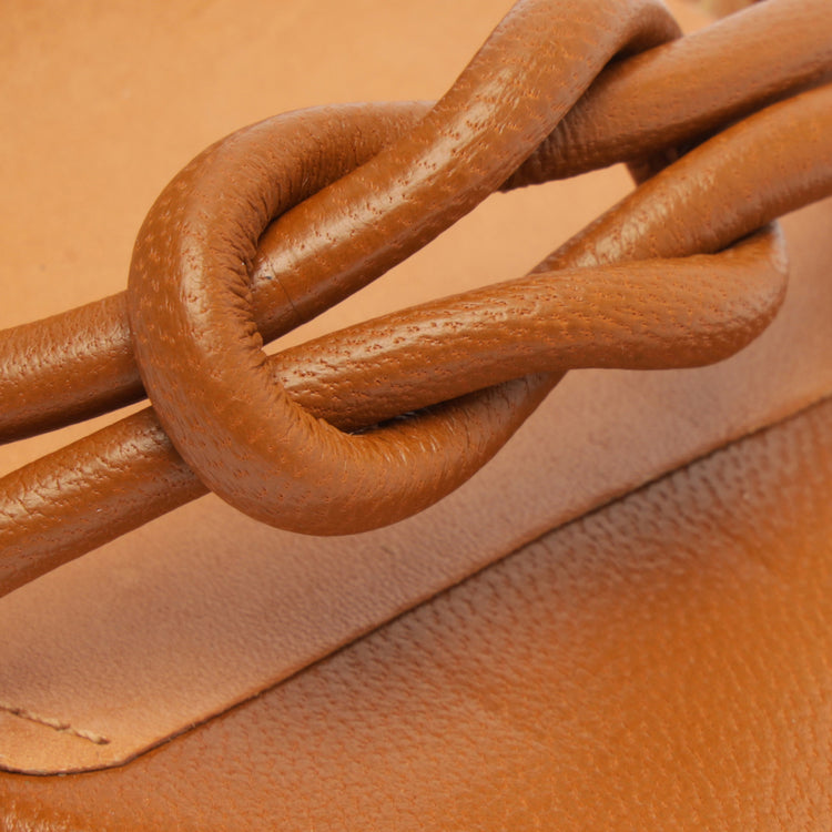 Binky Block Nappa Leather Sandal New Wood Nappa Leather