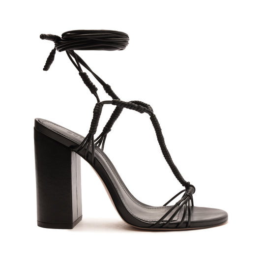 Amunet Block Leather Sandal Sandals Open Stock 5 Black Leather - Schutz Shoes