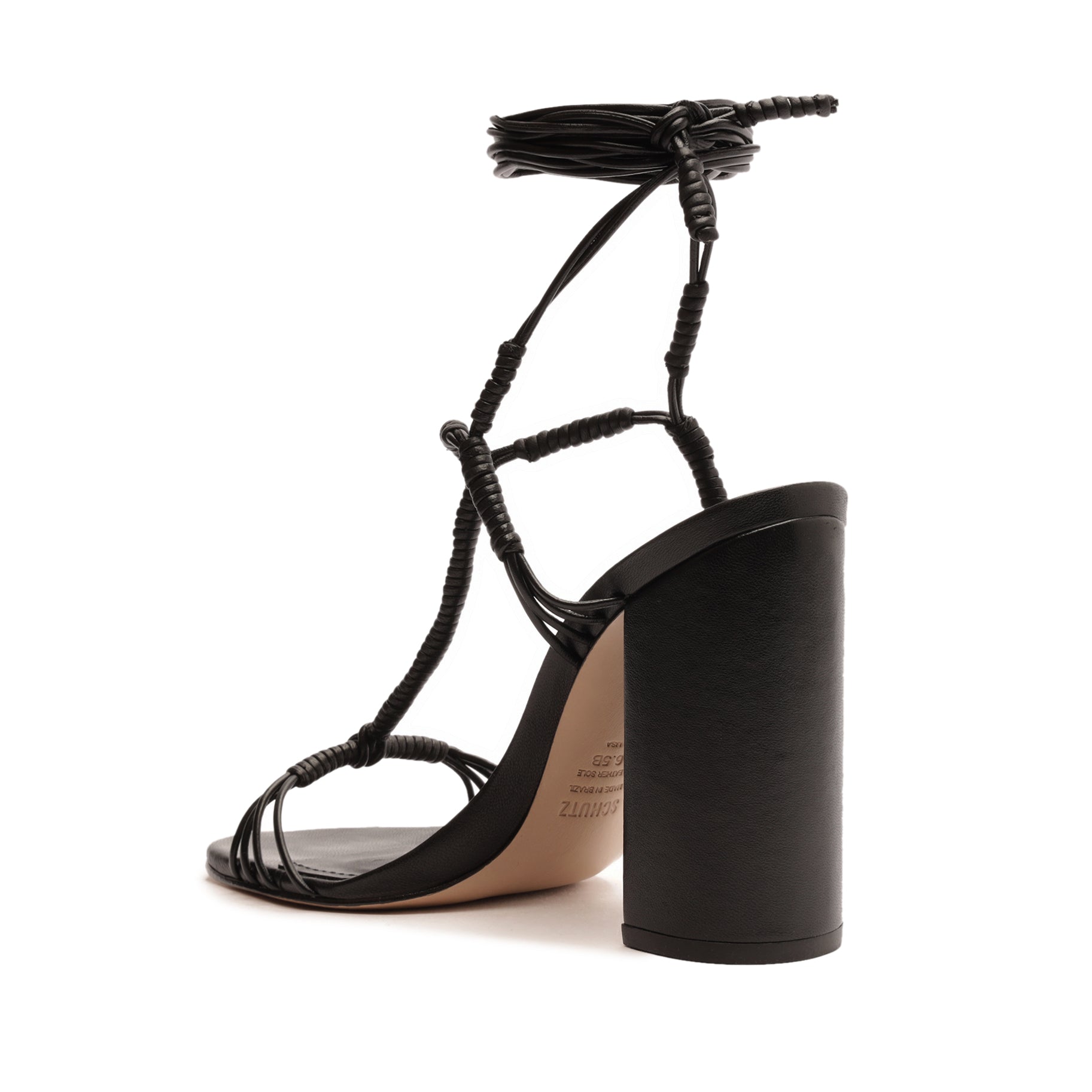 Amunet Block Leather Sandal Sandals Open Stock    - Schutz Shoes