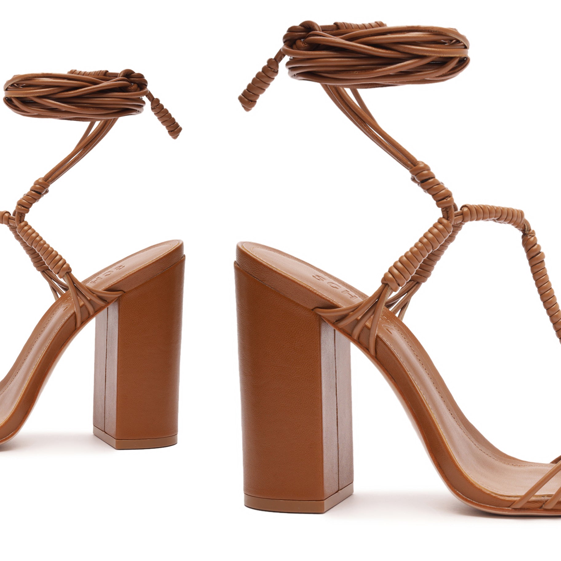 Amunet Block Leather Sandal Sandals Open Stock    - Schutz Shoes