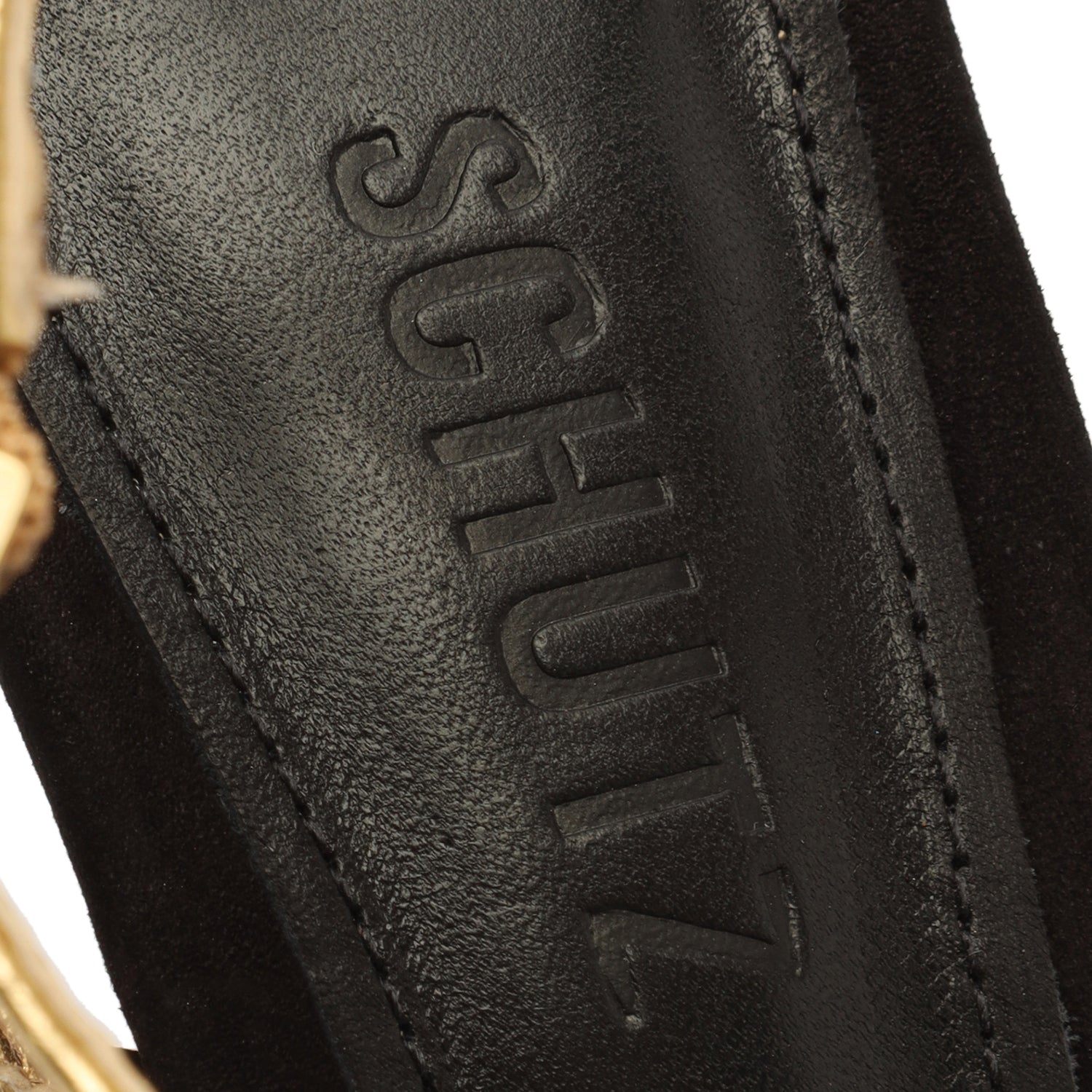 Claudia Metallic Leather Sandal Sandals Open Stock    - Schutz Shoes