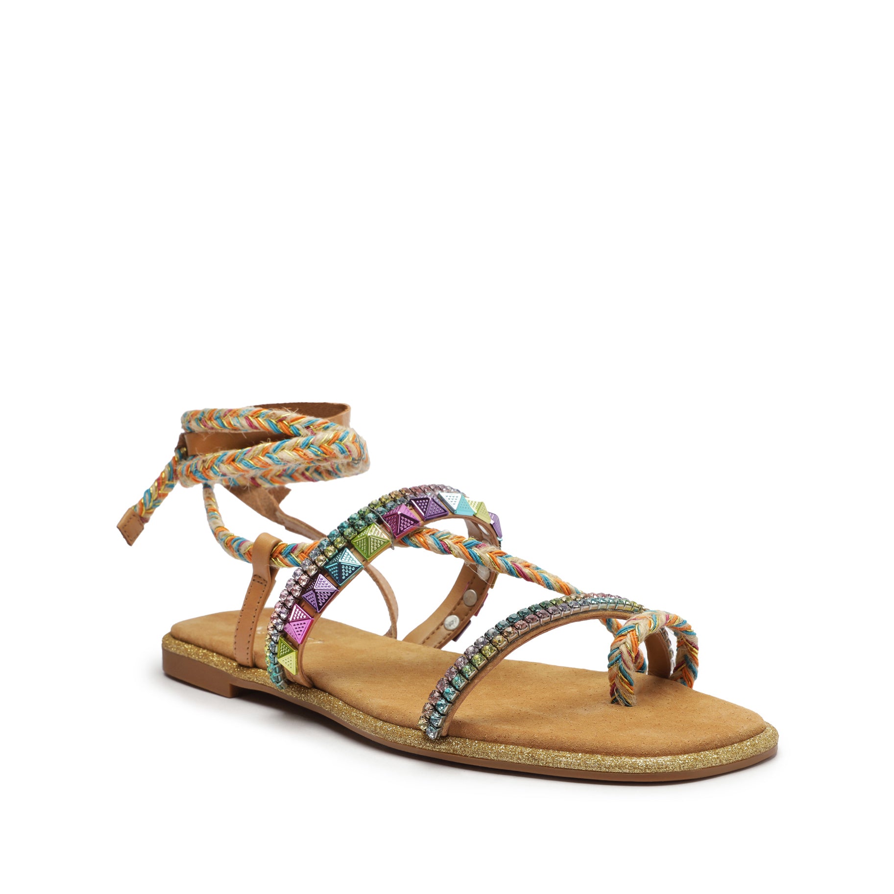 Summer Leather Sandal Flats OLD    - Schutz Shoes