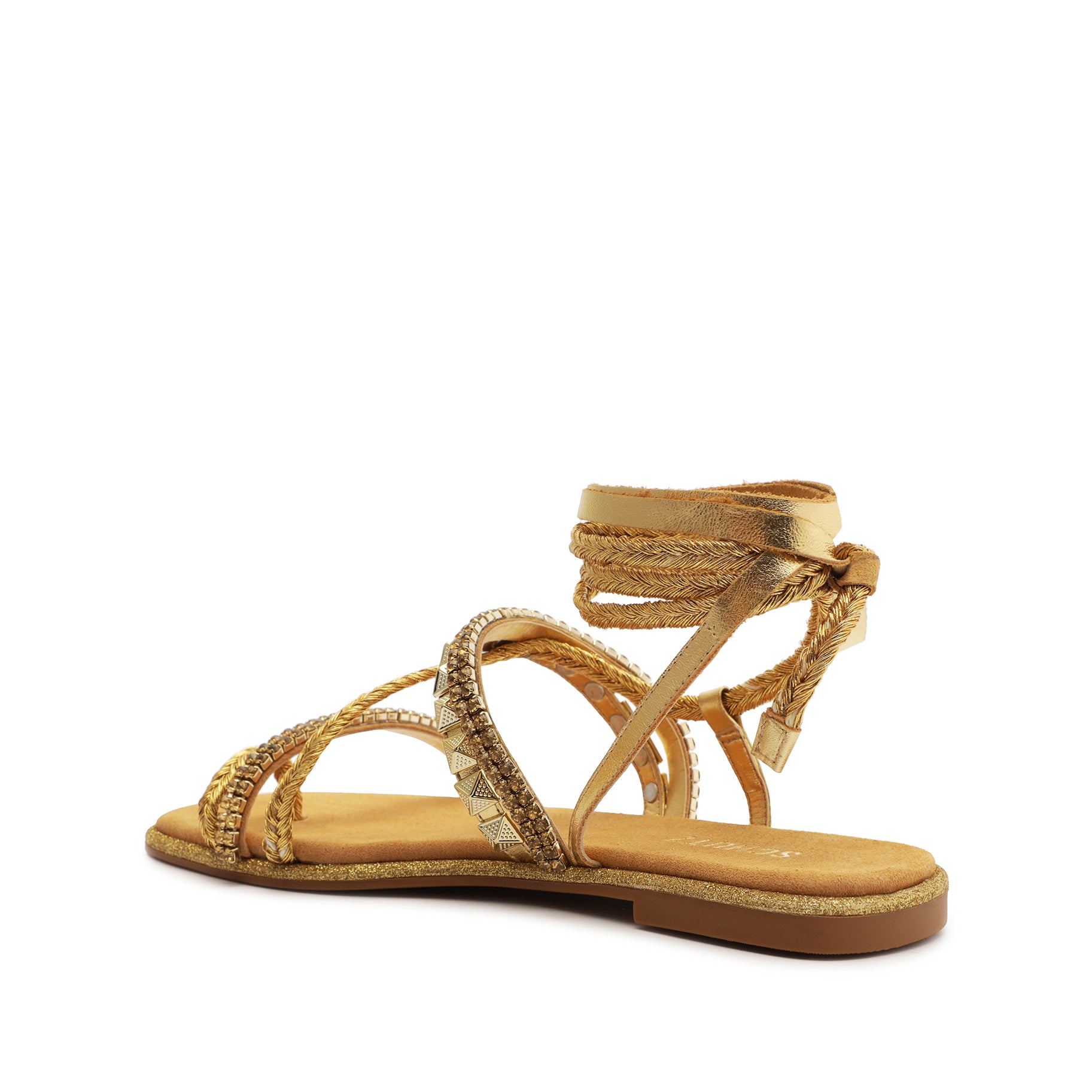 Summer Nappa Leather Sandal Flats OLD    - Schutz Shoes