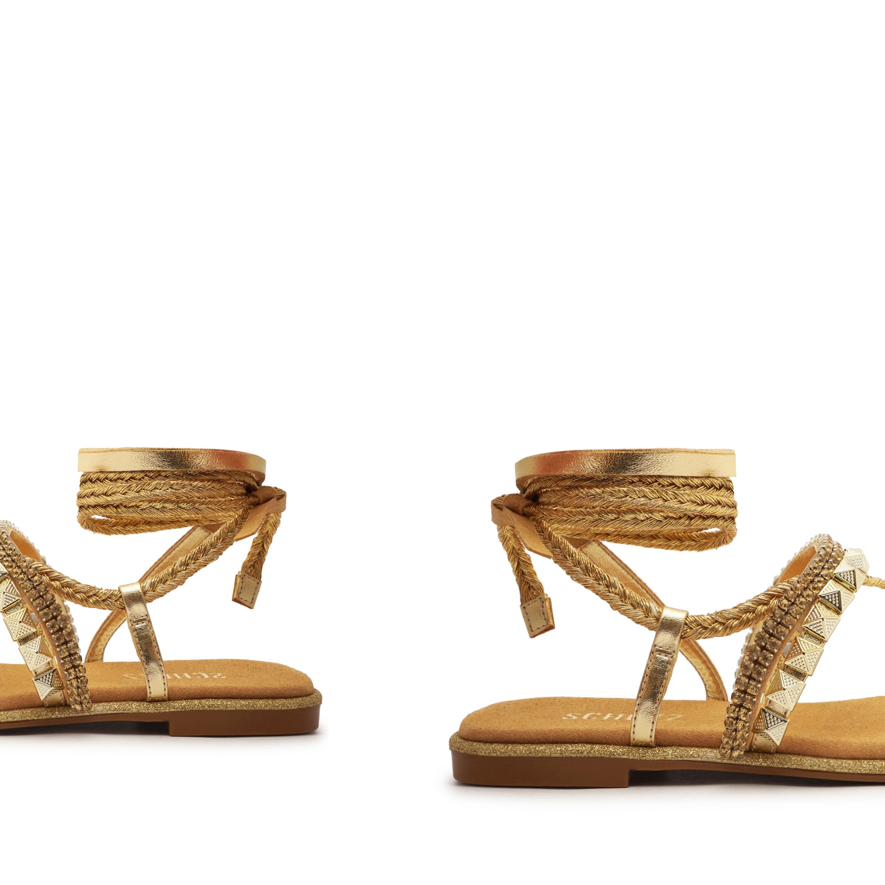 Summer Nappa Leather Sandal Flats OLD    - Schutz Shoes