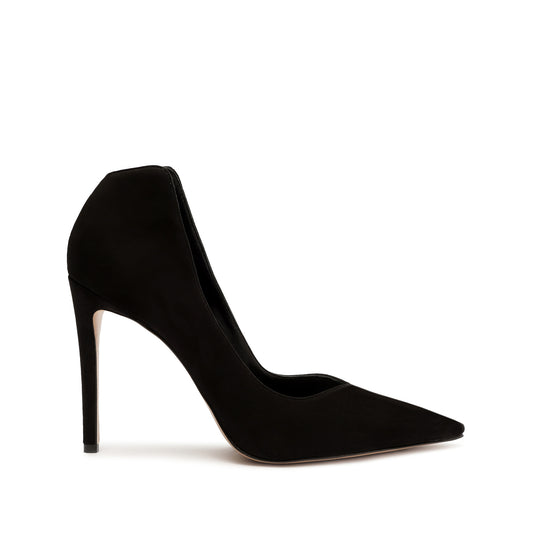 Arlette Suede Pump Fall 22 5 Black Suede - Schutz Shoes