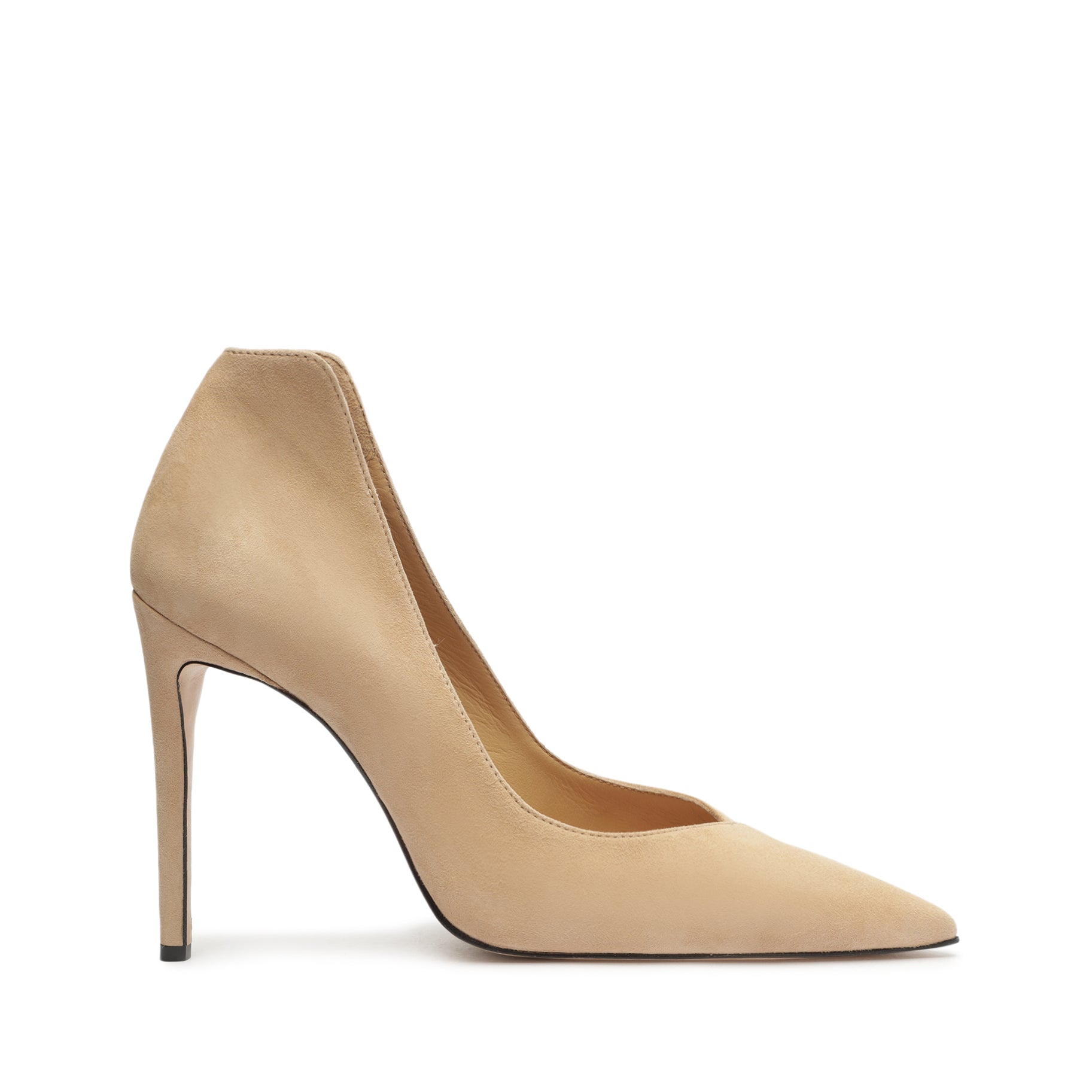 Arlette Suede Pump Pumps Fall 22 5 Almond Suede - Schutz Shoes