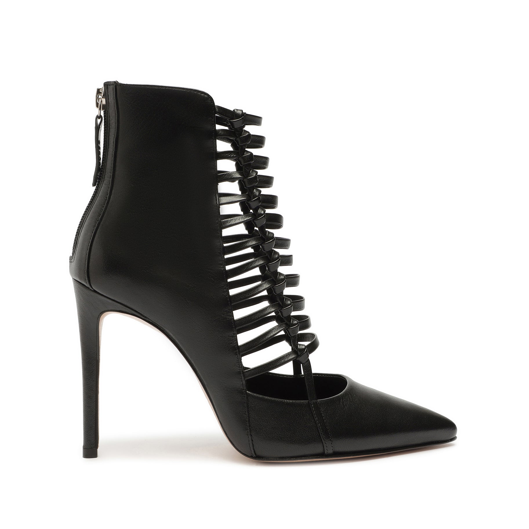 Melia Calf Leather Bootie Booties Fall 22 5 Black Calf Leather - Schutz Shoes