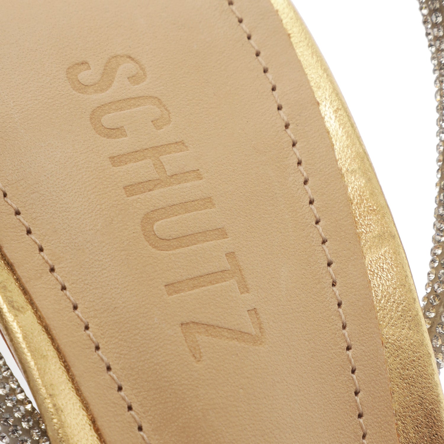Jewell Metallic Nappa Leather Sandal Sandals Open Stock    - Schutz Shoes