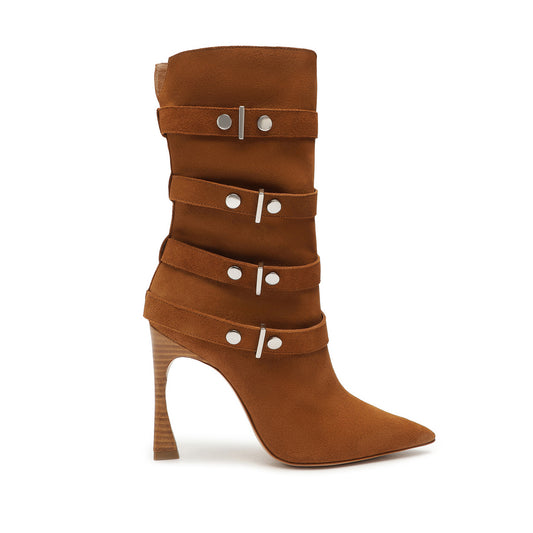 Nyle Cow Suede Bootie Booties OLD 5 Brown Cow Suede - Schutz Shoes