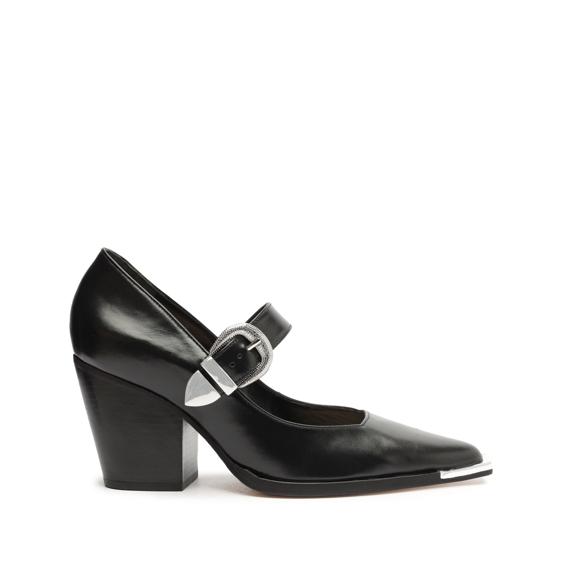 Jeane Leather Pump Pumps Open Stock 5 Black Leather - Schutz Shoes