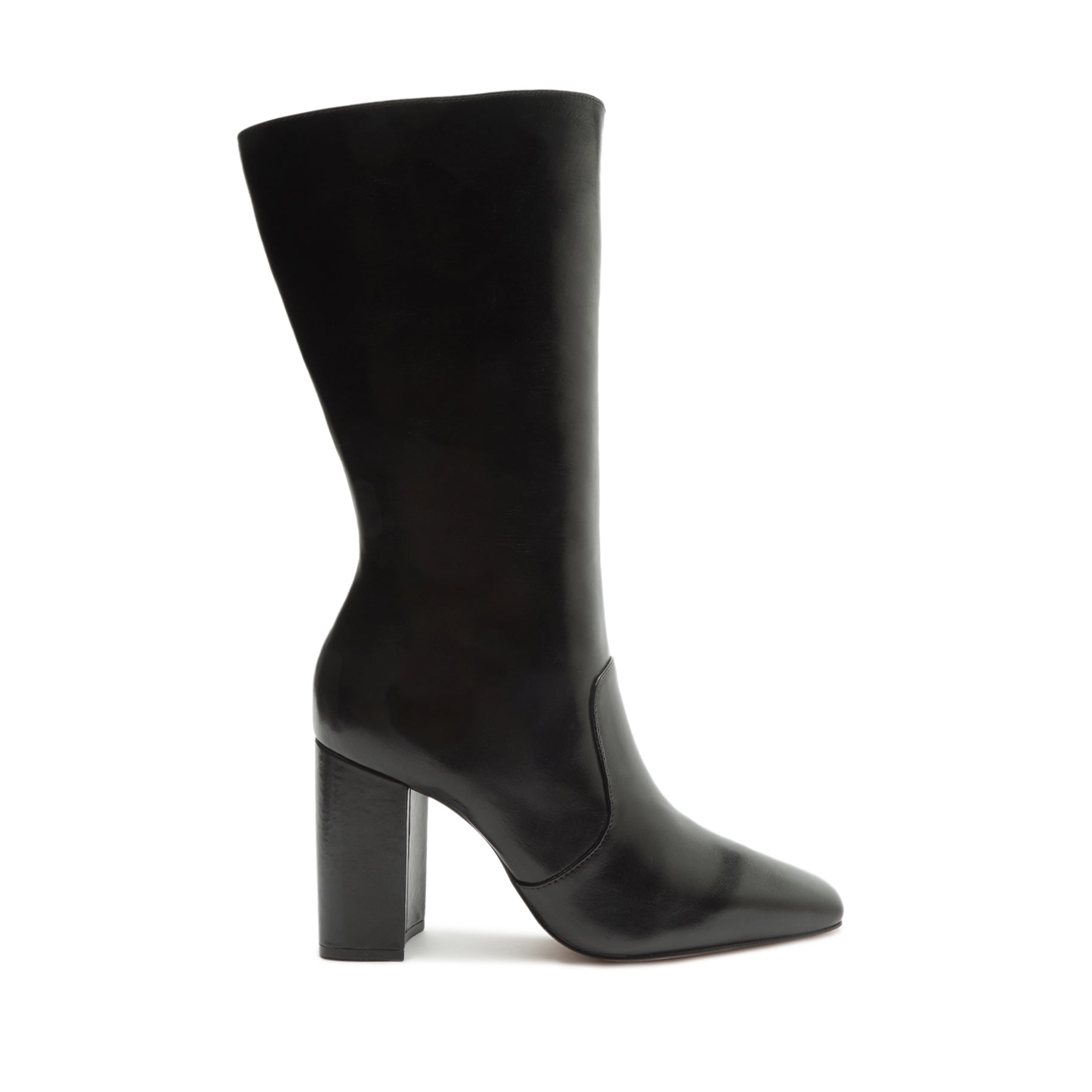 Camille Atanado Leather Bootie Booties FALL 23 5 Black Atanado Leather - Schutz Shoes