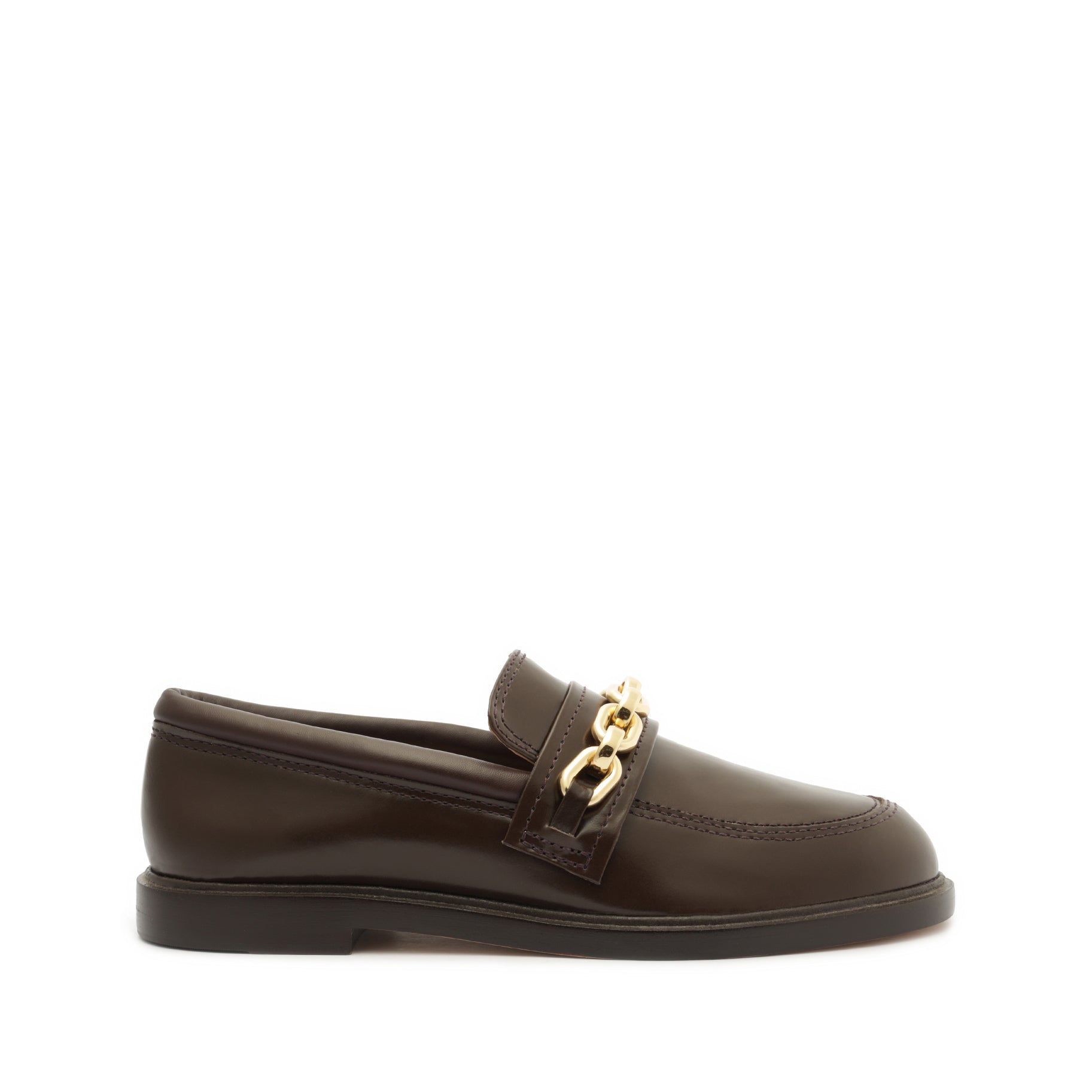 Dannie Leather Flat Flats OLD 5 Dark Chocolate Leather - Schutz Shoes