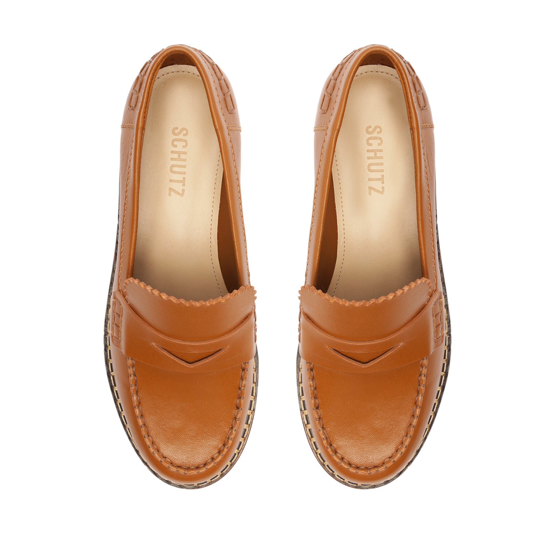 Christie Nappa Leather Flat Flats OLD    - Schutz Shoes