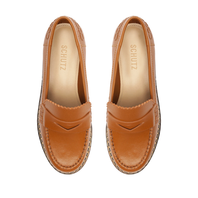 Christie Nappa Leather Flat Flats Open Stock    - Schutz Shoes