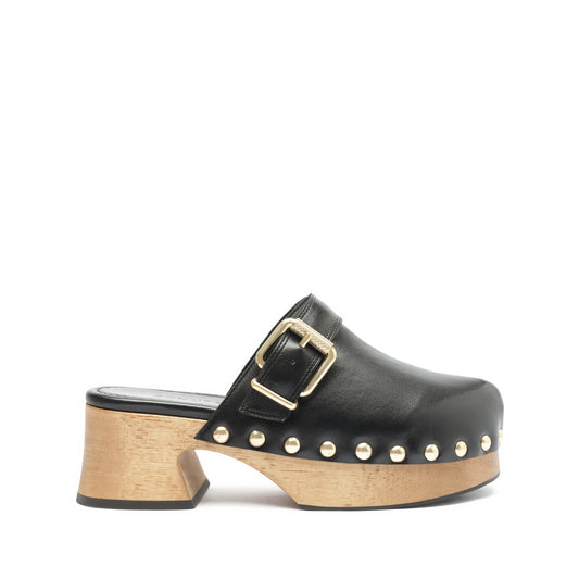 Ever Leather Flat Flats Resort 23 5 Black Leather - Schutz Shoes