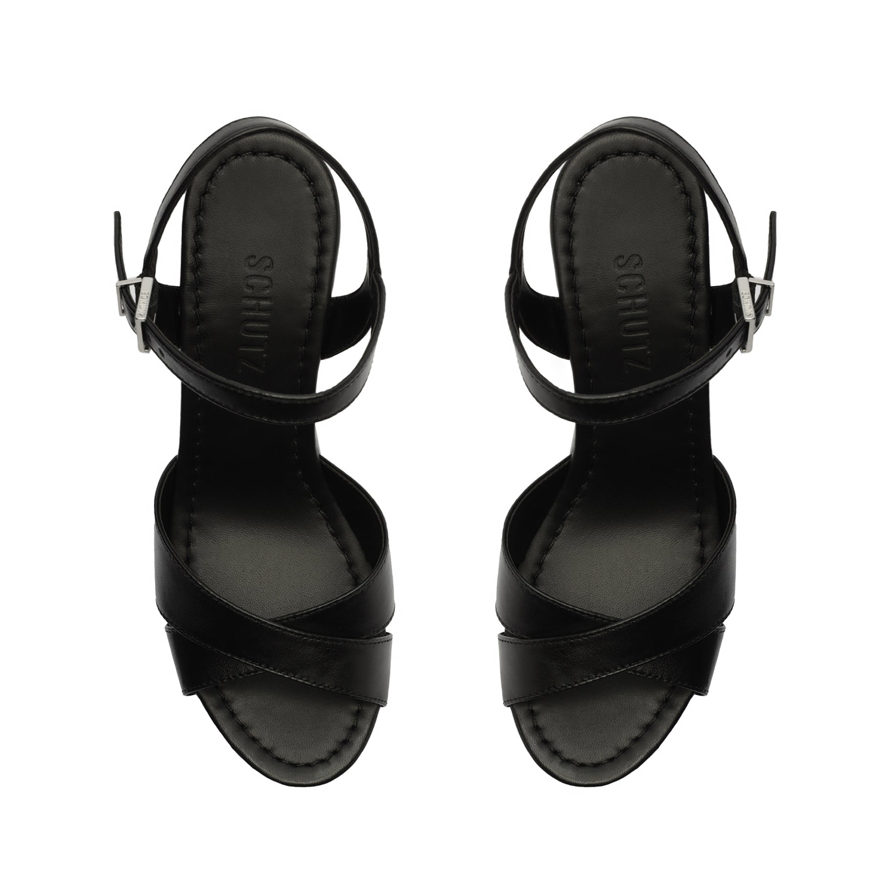 Keefa Cutout Nappa Leather Sandal Sandals OLD    - Schutz Shoes