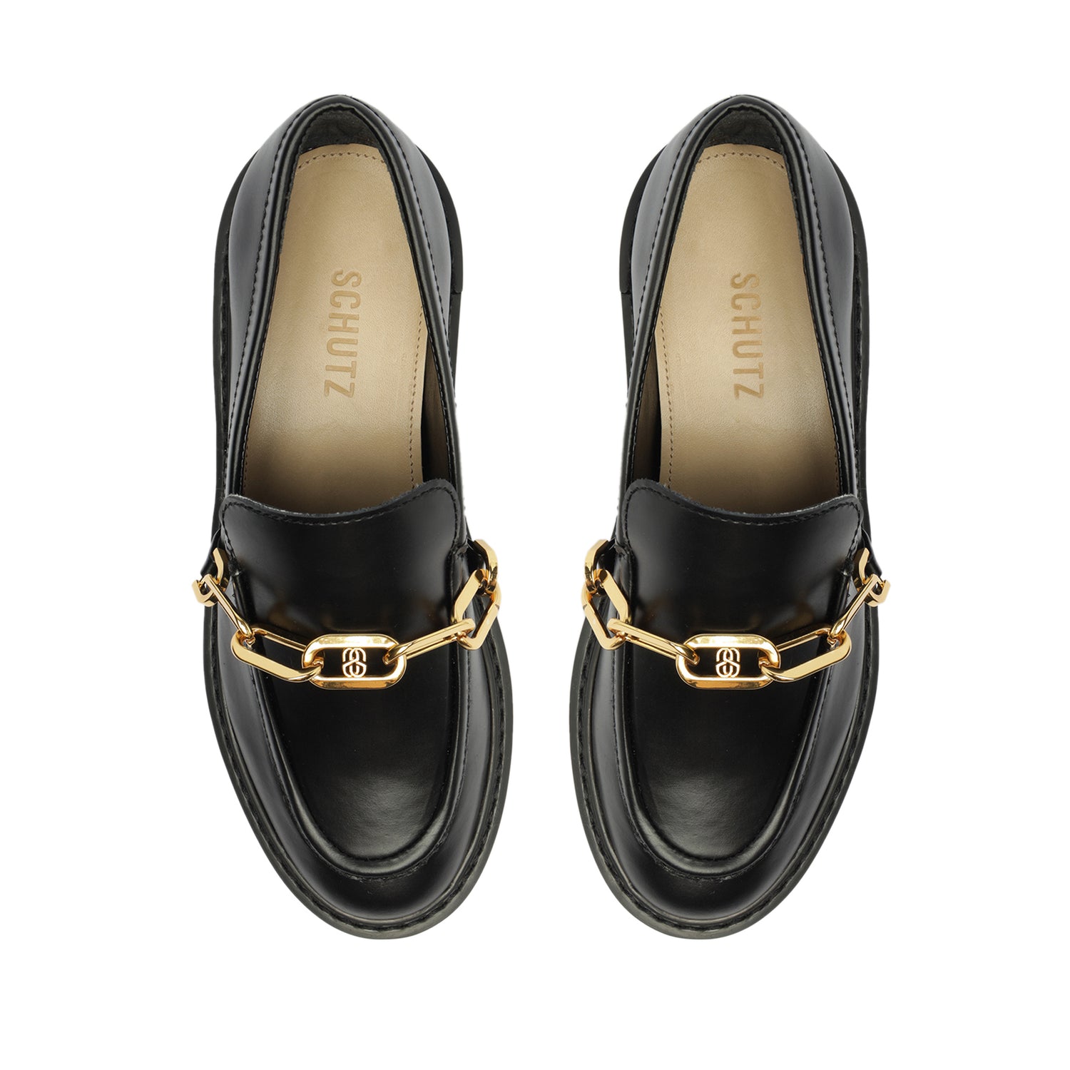 Christie Casual Leather Flat Flats Resort 23    - Schutz Shoes