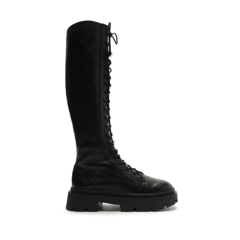 Tiana Casual Big Floater Boot Black