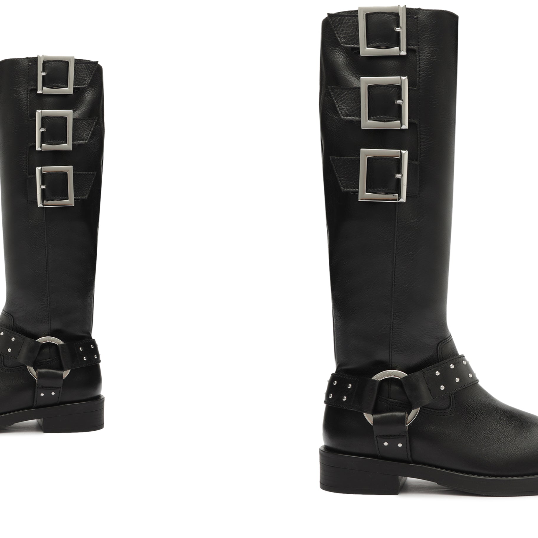 Luccia Buckle Graxo Leather Boot Boots PRE FALL 23    - Schutz Shoes