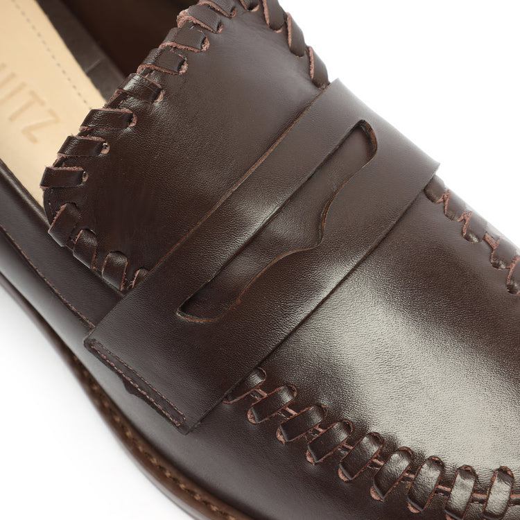 Lenon Leather Flat New Bison