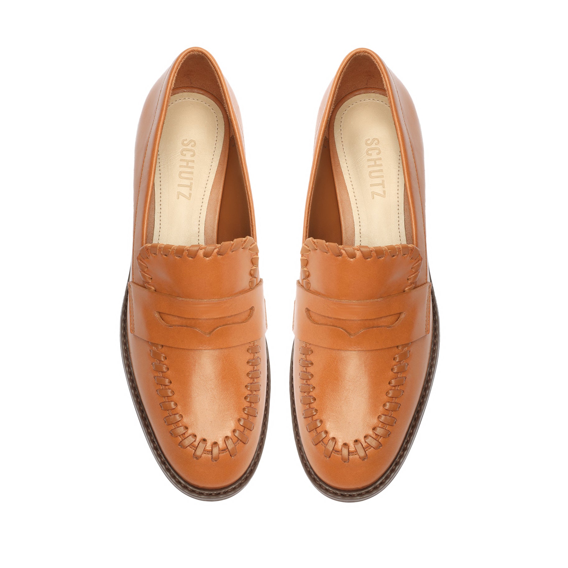 Lenon Leather Flat Flats FALL 23    - Schutz Shoes