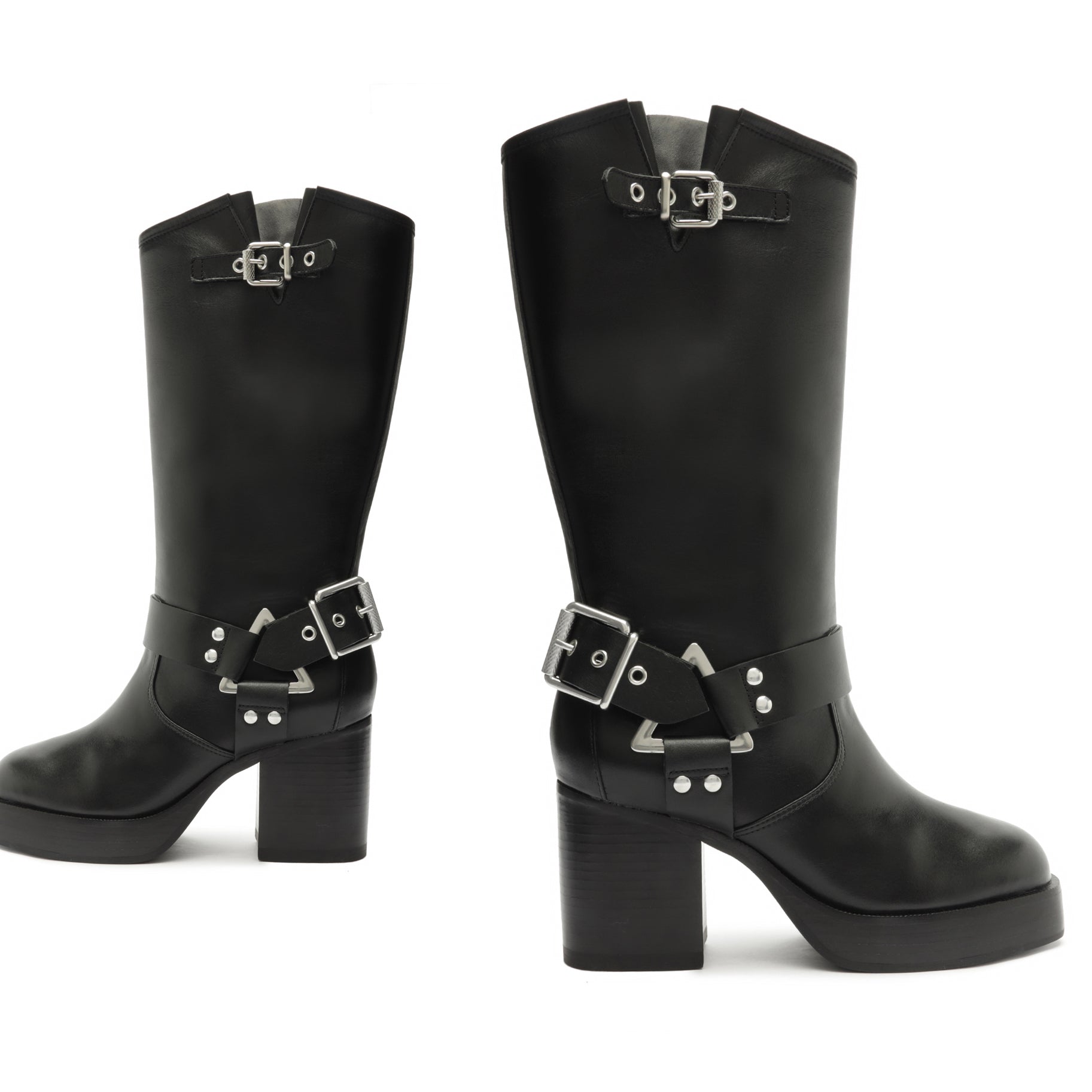 Kiara Block Atanado Leather Boot Boots FALL 23    - Schutz Shoes