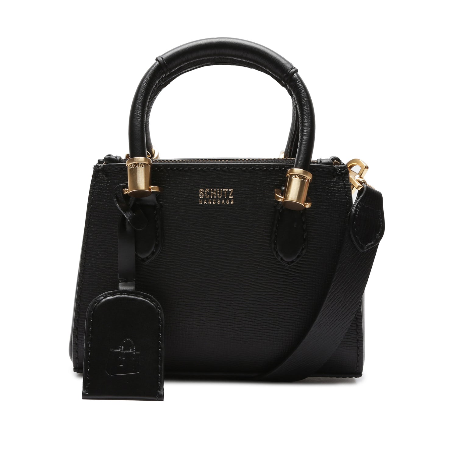Lorena Mini Leather Bag O/S Black Leather - Schutz Shoes