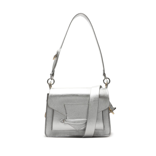 Paloma Metallic Leather Bag Handbags Sale O/S Silver Metallic Leather - Schutz Shoes