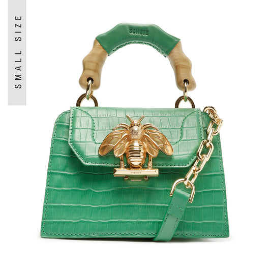 Crossbody Believe Handbag Handbags Sale S Bright Green Crocodile-Embossed Leather - Schutz Shoes