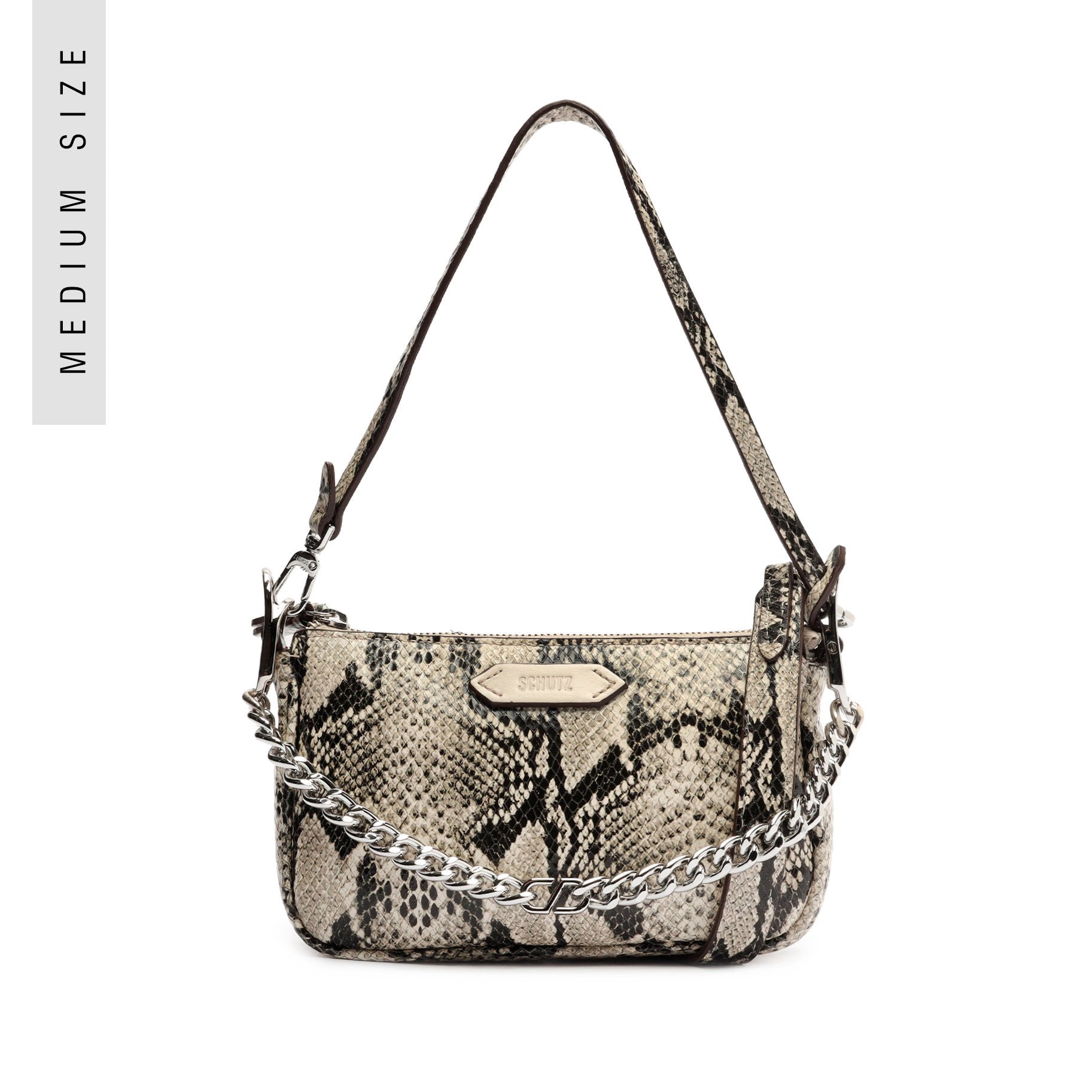 Crossbody Emmy Snake-Embossed Leather Handbag Handbags Sale M Natural Snake Snake-Embossed Leather - Schutz Shoes