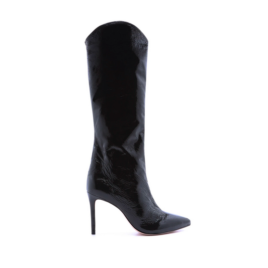 Maryana Boot Boots Sale 5 Black Patent Leather - Schutz Shoes