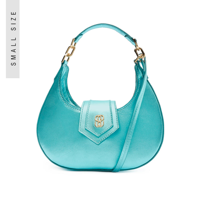 Spicy Leather Crossbody Handbags Sale S Turquoise Nappa Leather - Schutz Shoes
